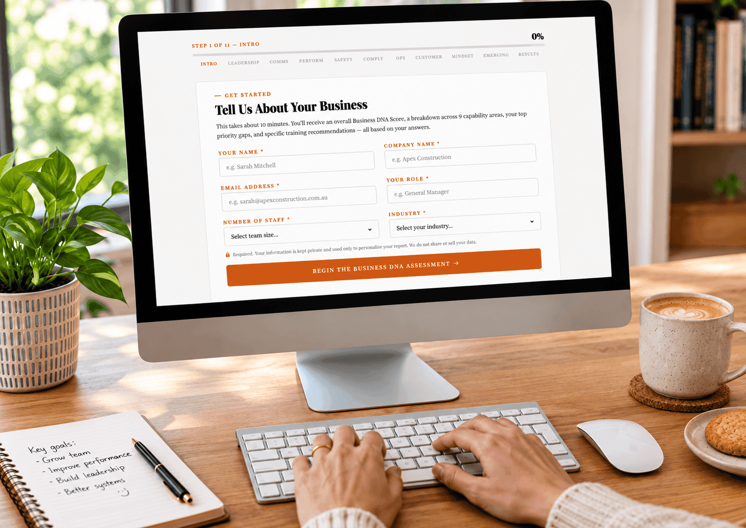 Business DNA Assessment — MTA leadership diagnostic tool